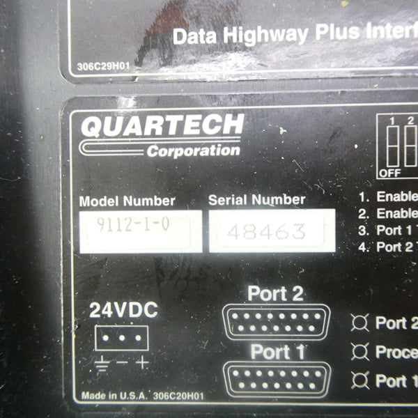 QUARTECH 9112-1-0 24VDC NSNP