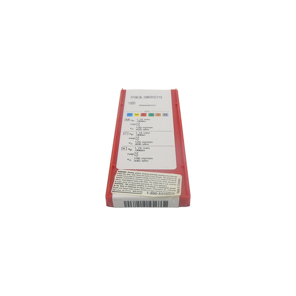 SANDVIK R166.0L-16NT01C115 (PKG OF 10) NSFS