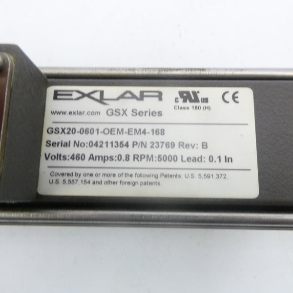 EXLAR GSX20-0601-OEM-EM4-168 23769 480V 0.8A NSNP