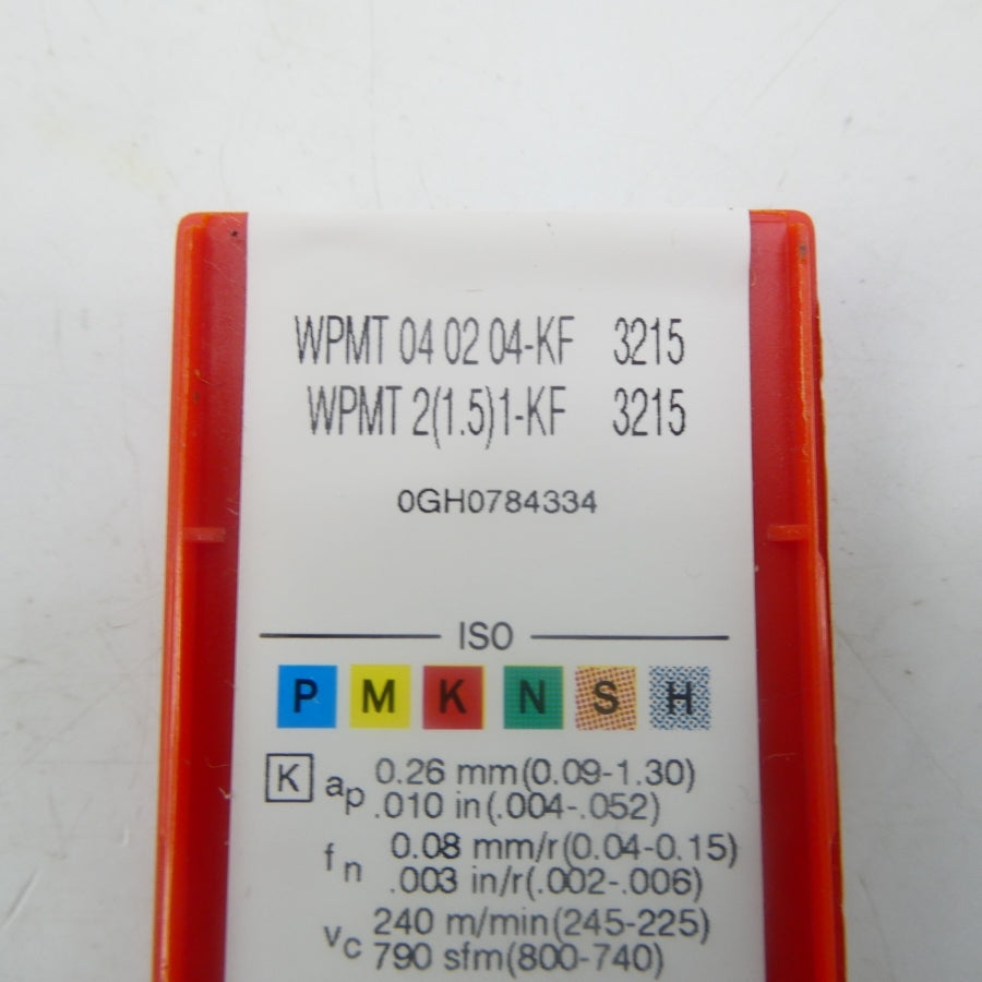 SANDVIK WPMT040204-KF 3215 (PKG OF 10) NSFS