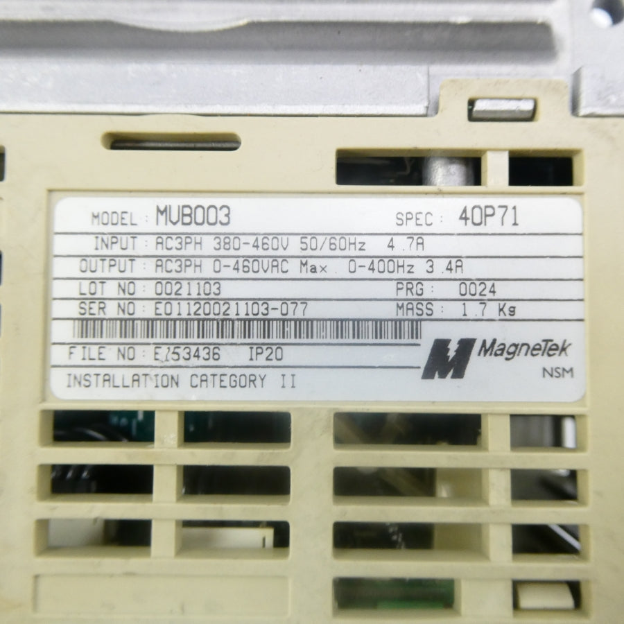 MAGNETEK MVB003 380-460VAC 4.7A UNMP