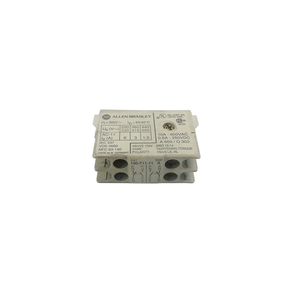 INDUSTRIAL SPARE PART 190-T11-11 SER. A 600VAC 10A NSNP