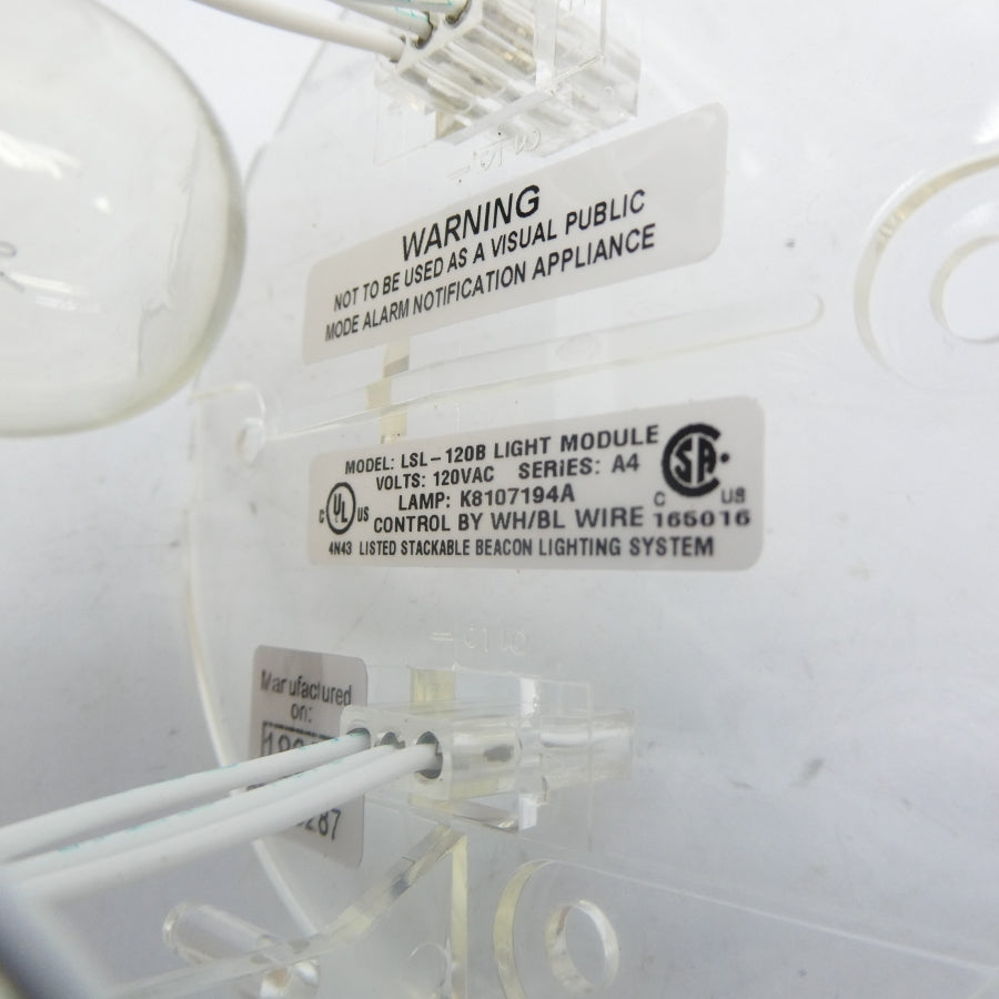 INDUSTRIAL SPARE PART LSL-120B SER. A4 120VAC NSNP