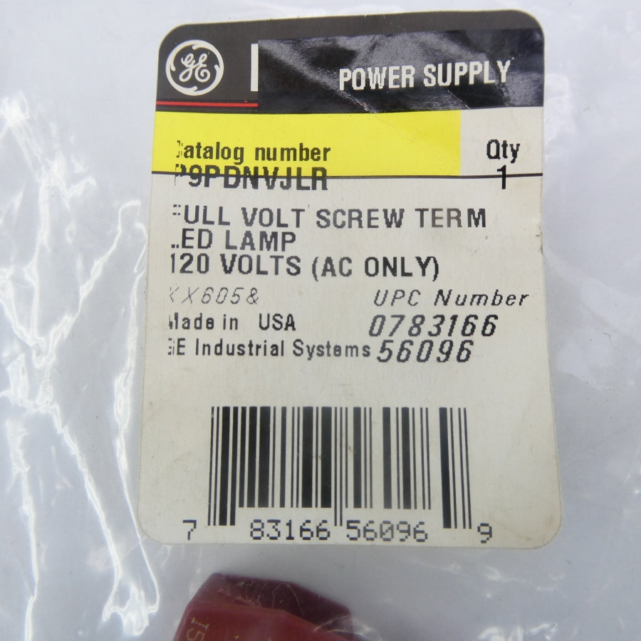 GENERAL ELECTRIC P9PDNVJLR 120VAC NSMP