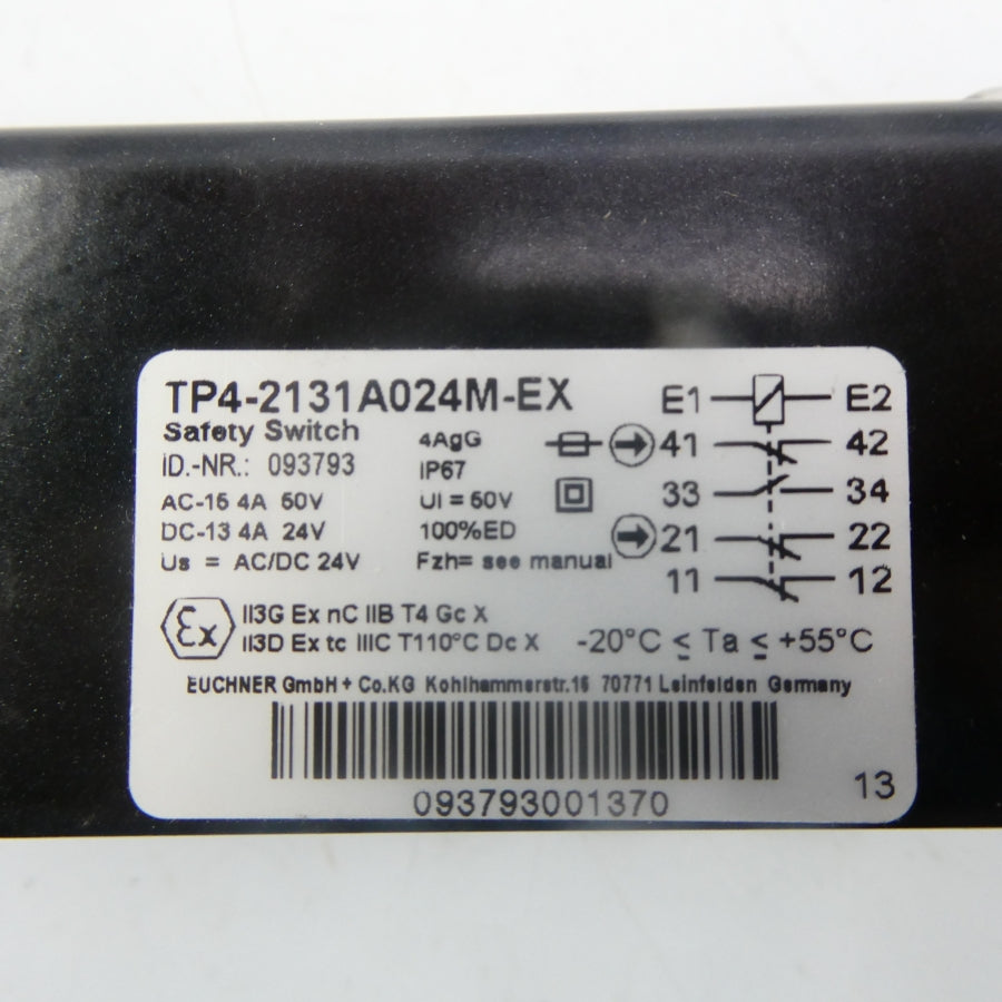 EUCHNER TP4-2131A024M-EX 093793 50VAC 4A NSNP