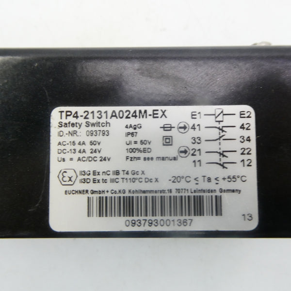 EUCHNER TP4-2131A024M-EX 093793 24VAC/DC NSMP