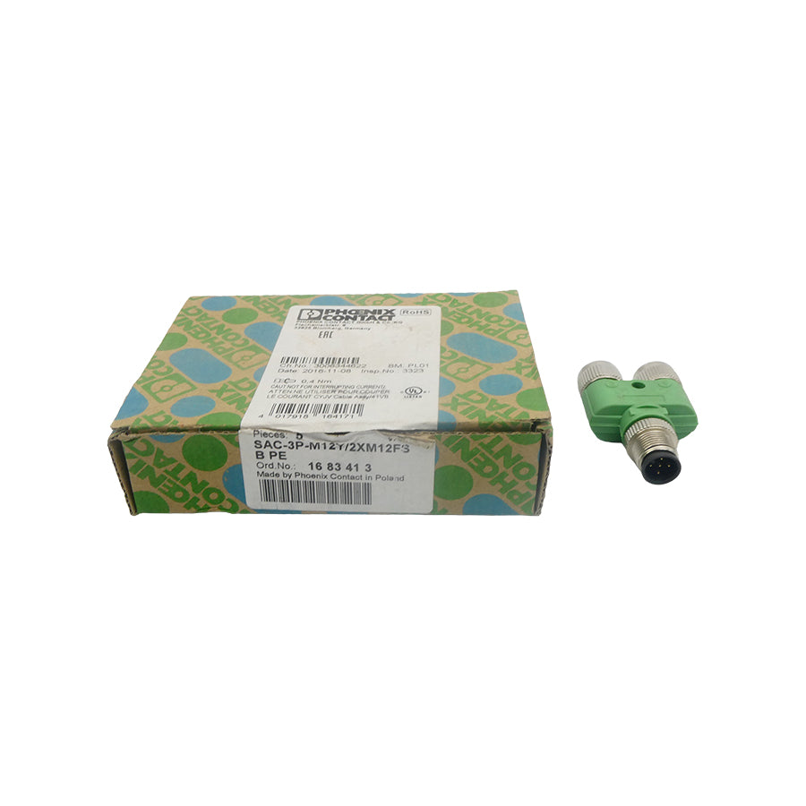 PHOENIX CONTACT SAC-3P-M12Y/2XM12FSBPE 1683413 (PKG OF 3) NSMP