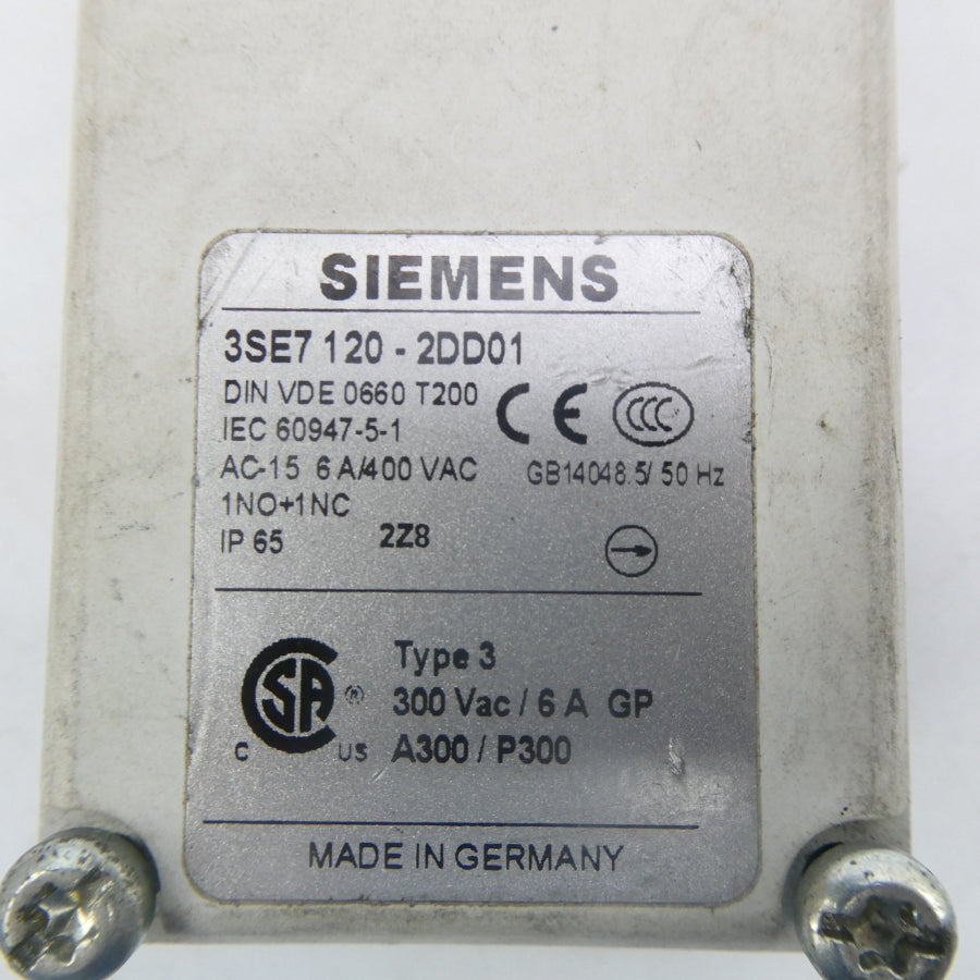 SIEMENS 3SE7120-2DD01 400VAC 6A UNMP