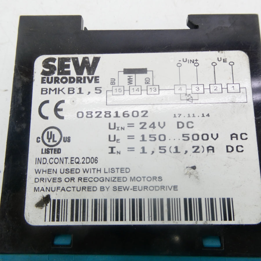 SEW EURODRIVE BMKB1.5 08281602 24VDC NSNP
