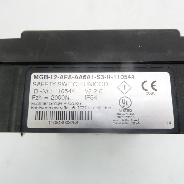 EUCHNER MGB-L2-APA-AA6A1-S3-R-110544 110544 NSNP