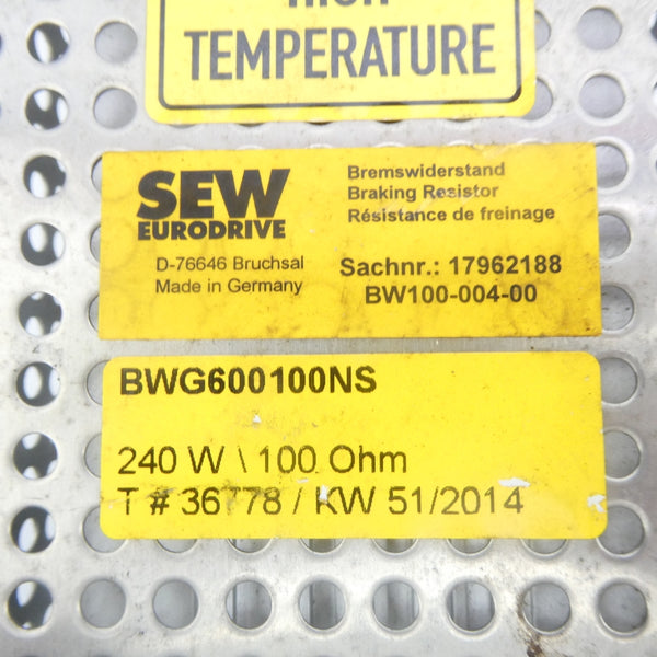 SEW EURODRIVE BWG600100NS NSNP