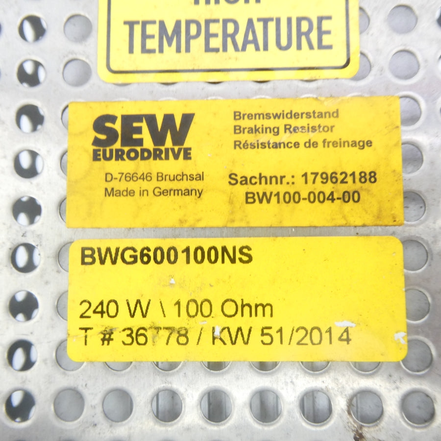 SEW EURODRIVE BWG600100NS NSNP