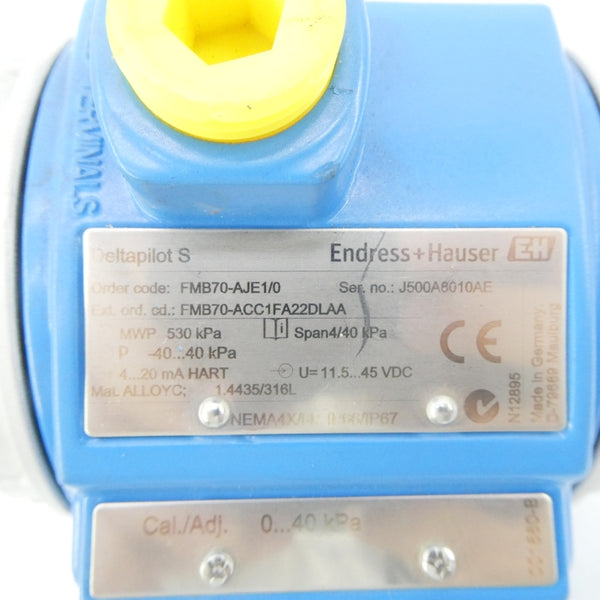 ENDRESS+HAUSER FMB70-ACC1FA22DLAA 11.5-45VDC NSNP