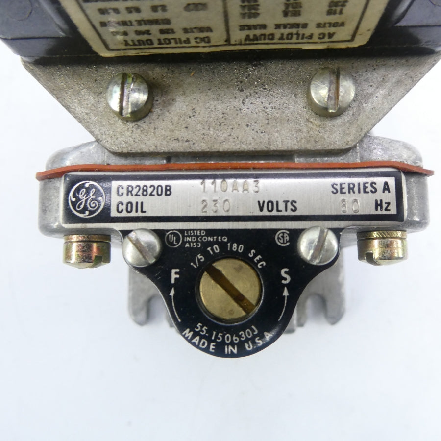 GENERAL ELECTRIC CR2820B110AA3 SER. A 230V NSNP