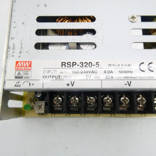 MEAN WELL RSP-320-5 100-240VAC 4.0A NSNP