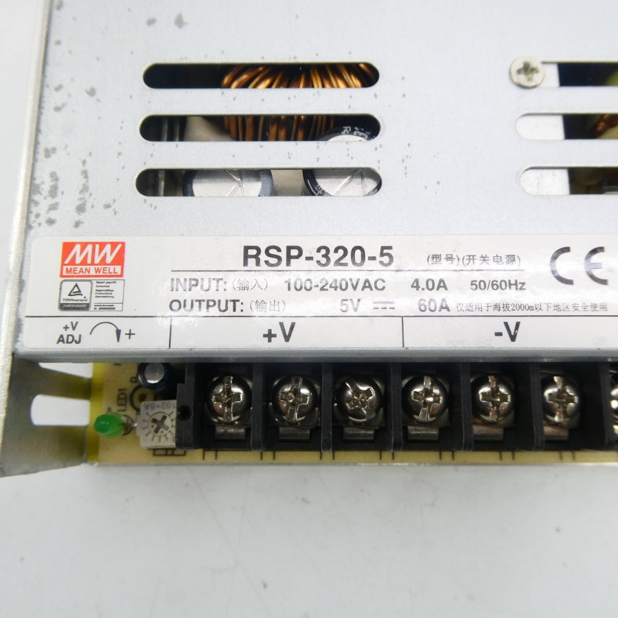 MEAN WELL RSP-320-5 100-240VAC 4.0A NSNP