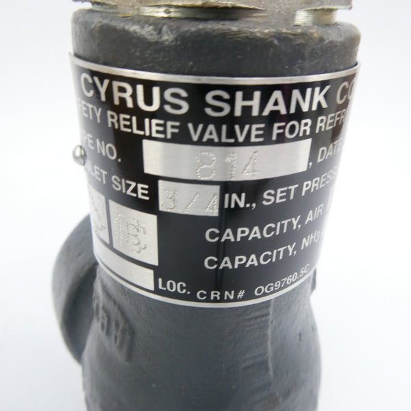 CYRUS SHANK 814 3/4" NSMP