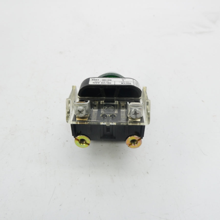 ALLEN BRADLEY 800T-QH10G SER. T 120VAC/DC (WH) NSMP