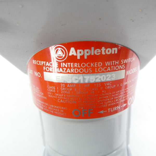 APPLETON EFSC1752023 125VAC 20A NSMP