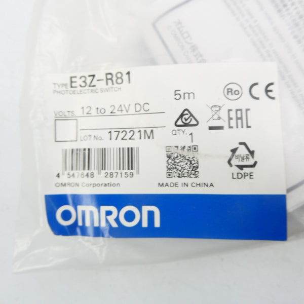 OMRON E3Z-R81 12-24VDC 5M NSMP