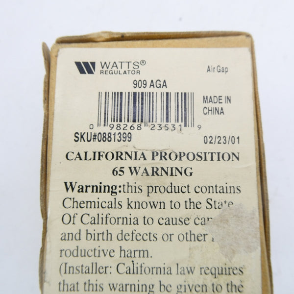 WATTS 909AGA NSMP