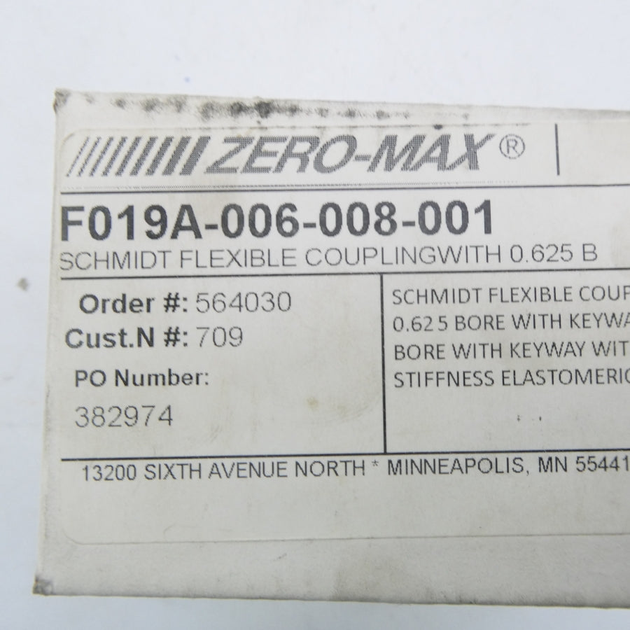 ZERO-MAX F019A-006-008-001 NSMP