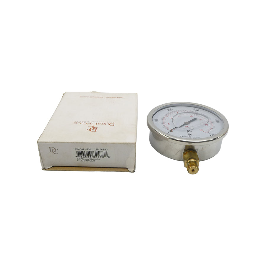 DURACHOICE PB404L-500 0-500PSI NSMP