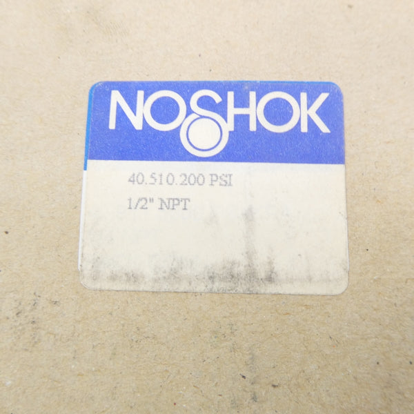 NOSHOK 40.510.200PSI 1/2" NSMP