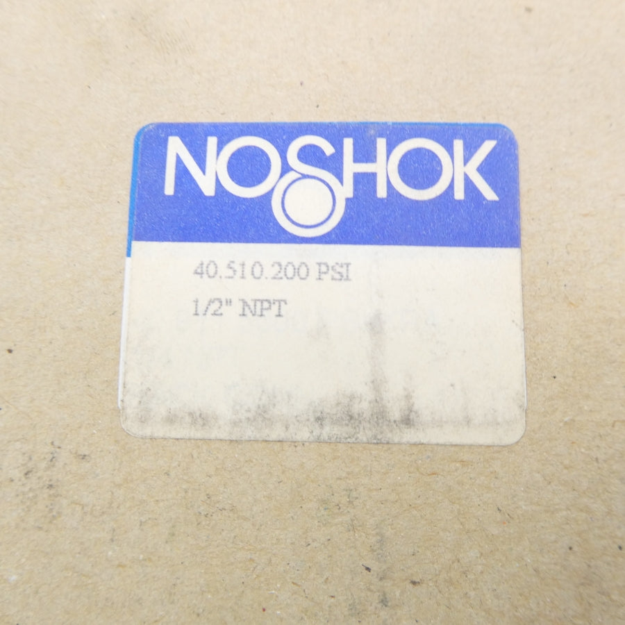 NOSHOK 40.510.200PSI 1/2" NSMP