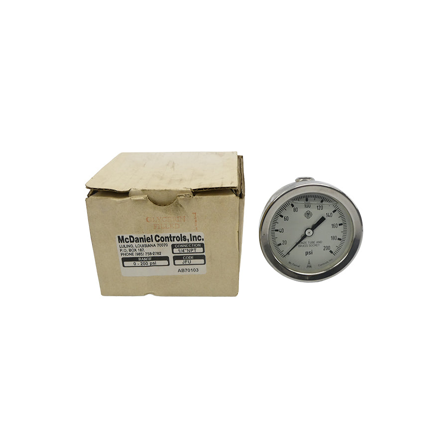MCDANIEL CONTROLS AB70103 0-200PSI NSMP