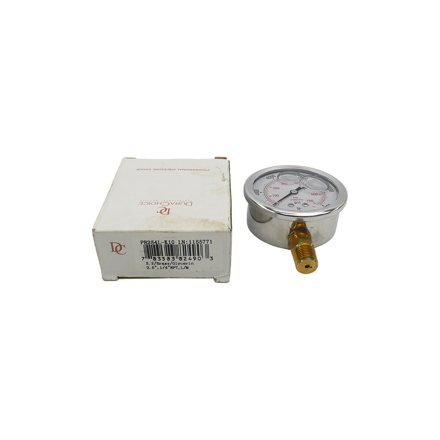 DURACHOICE PB254L-K10 0-1000PSI NSMP