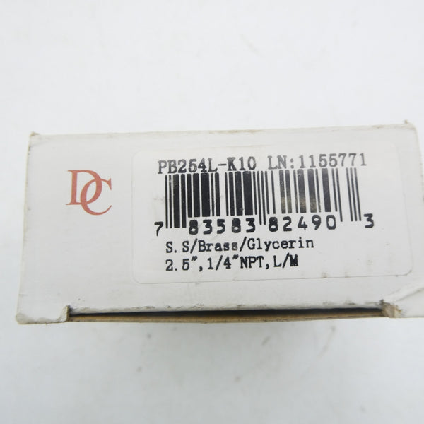 DURACHOICE PB254L-K10 0-1000PSI NSMP