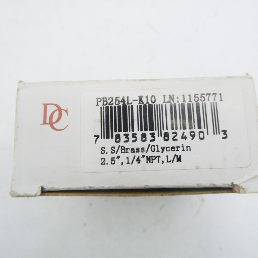 DURACHOICE PB254L-K10 0-1000PSI NSMP