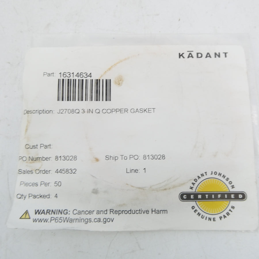 KADANT 16314634 (PKG OF 4) NSMP