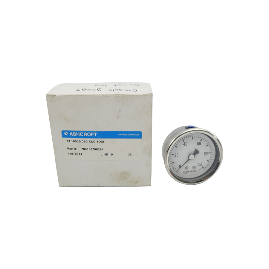 ASHCROFT 631008S02CXUC100# 100PSI NSMP