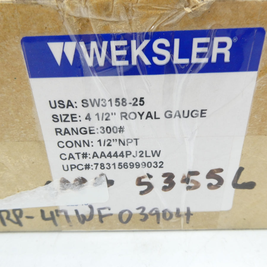 WEKSLER AA444PJ2LW 300PSI NSMP