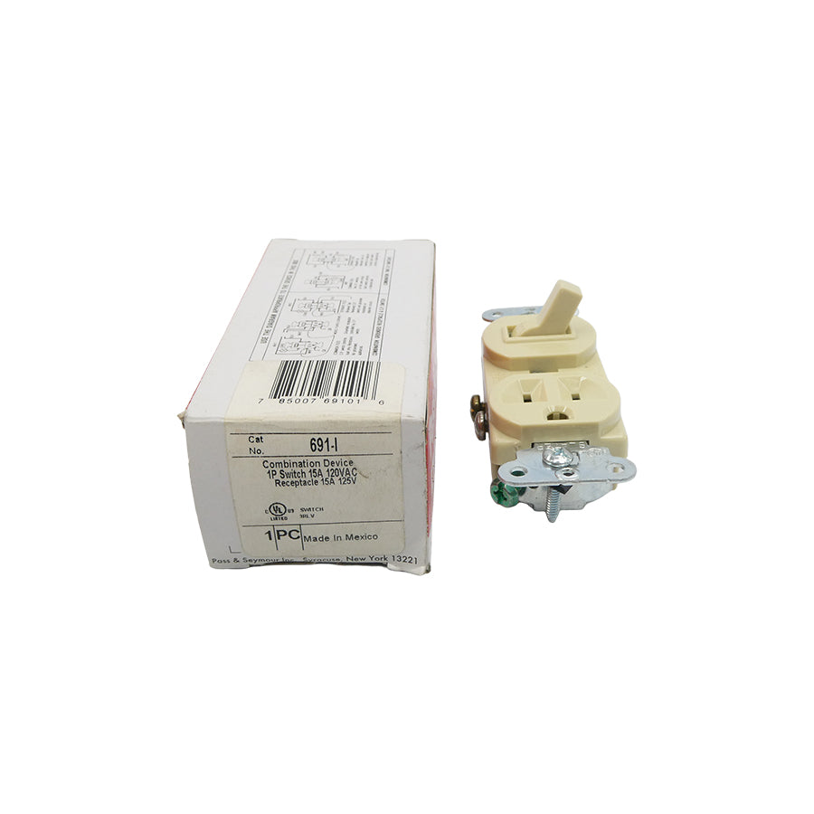 PASS & SEYMOUR 691-I 120VAC 15A NSMP