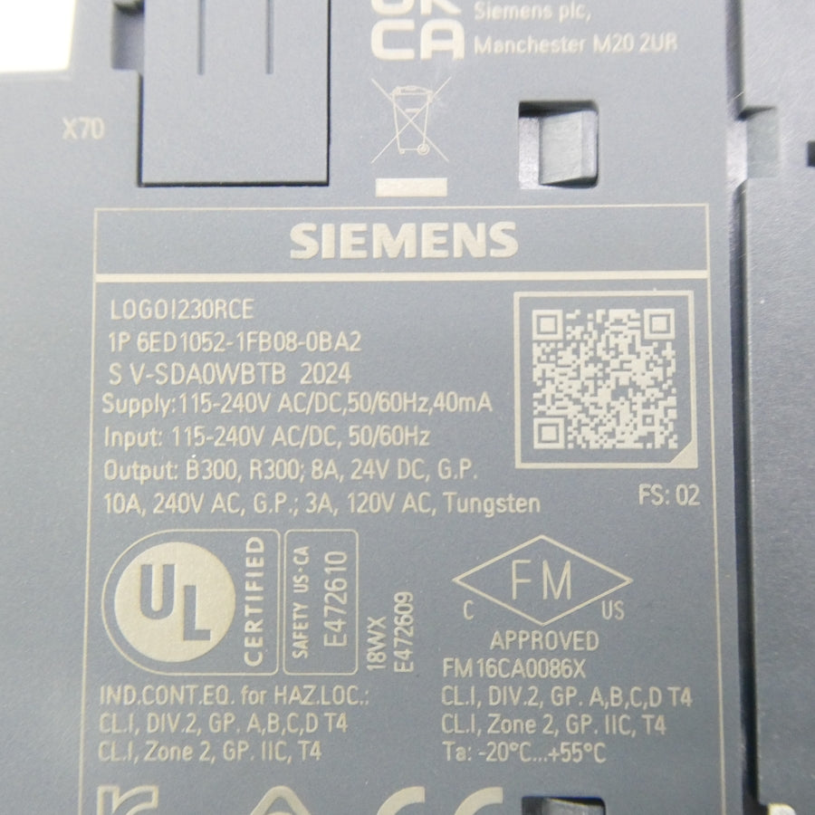 SIEMENS 6ED1052-1FB08-0BA2 115-240VAC/DC NSMP