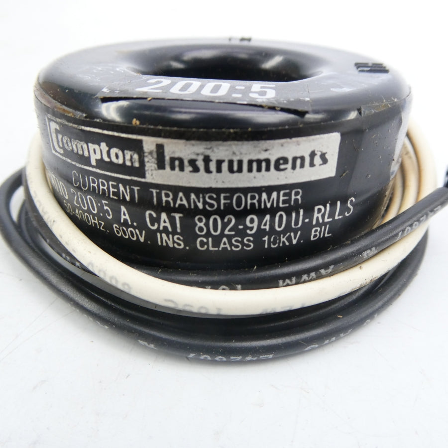 CROMPTON INSTRUMENTS 802-940U-RLLS 600V NSMP
