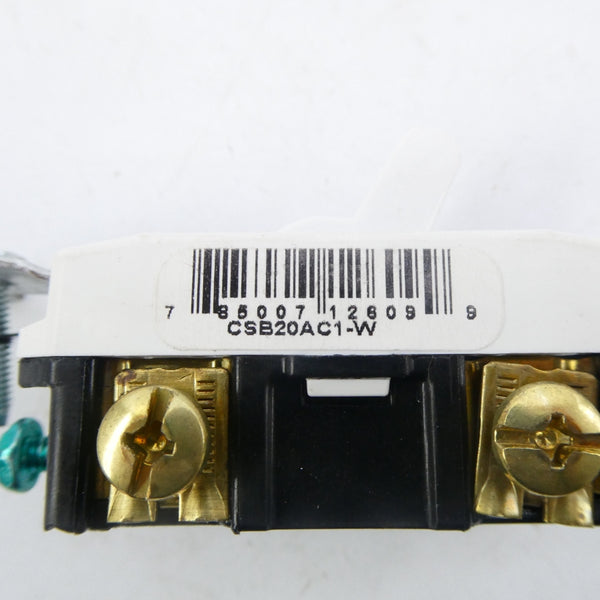 PASS & SEYMOUR CSB20AC1-W 120/277VAC 20A (PKG OF 7) NSMP