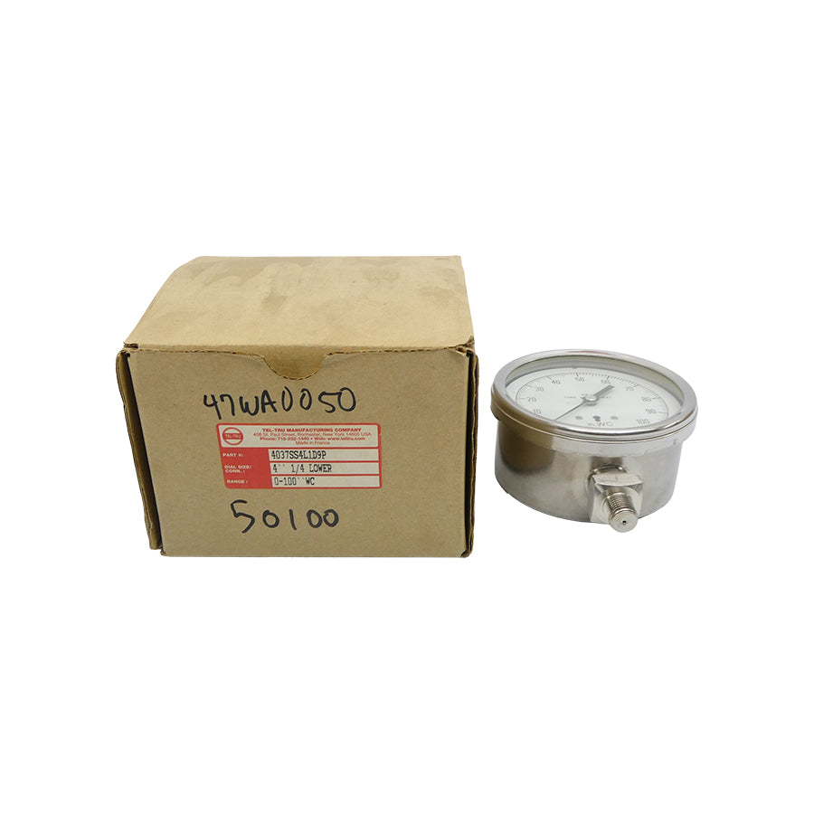 TEL-TRU 4037SS4L1D9P 0-100INWC NSMP