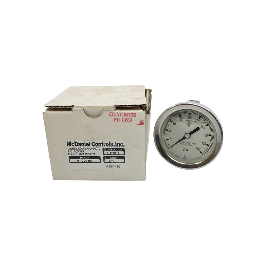 MCDANIEL CONTROLS AB61130 0-200PSI NSMP