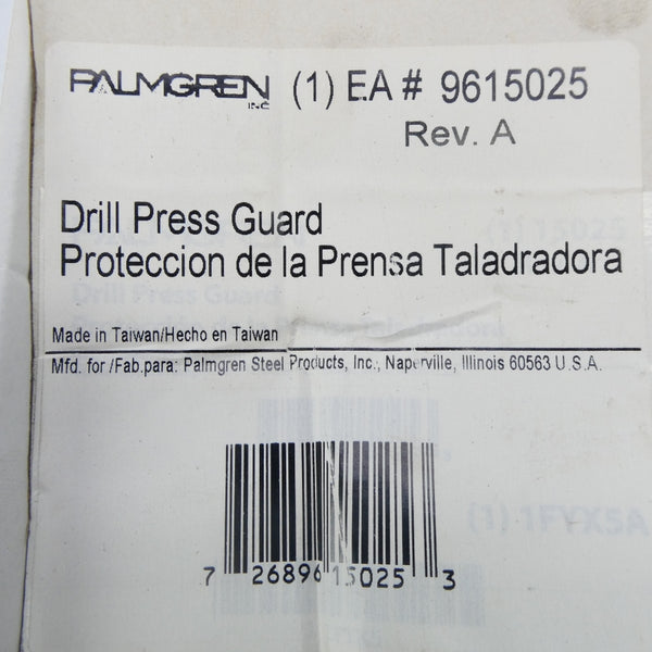PALMGREN 9615025 REV. A NSMP