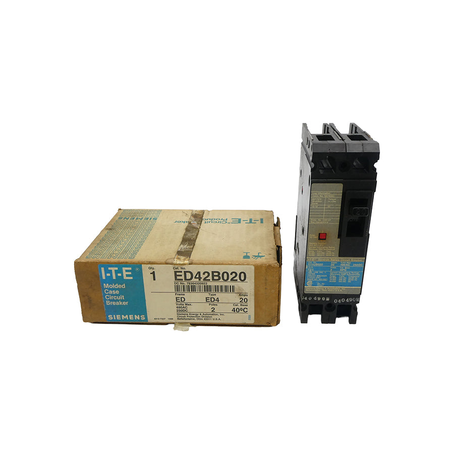SIEMENS ED42B020 480VAC 20A NSMP