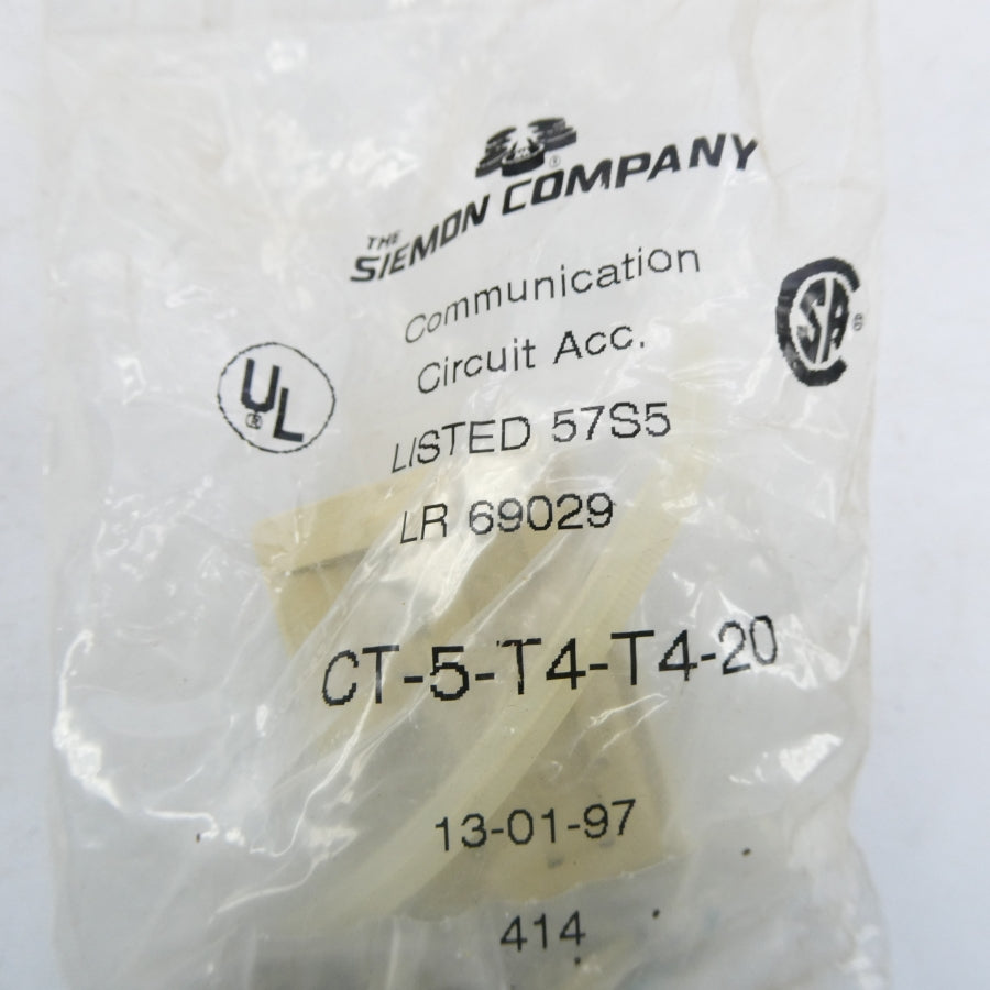 SIEMON CT-5-T4-T4-20 150VAC NSMP