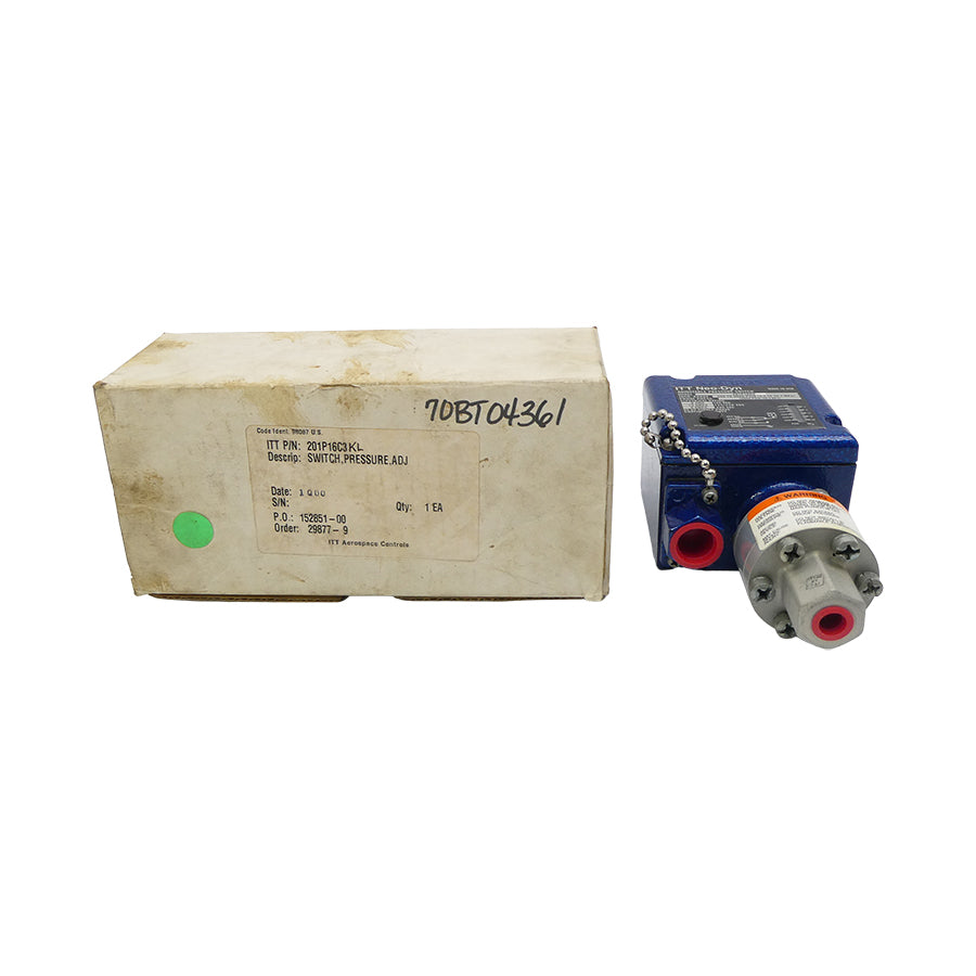 ITT 201P16C3 480VAC 5A 500-3000PSI NSMP