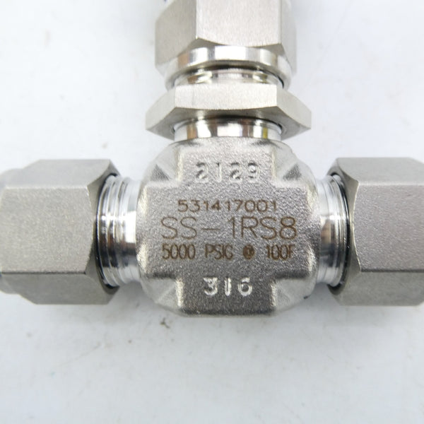 SWAGELOK SS-1RS8 5000PSI NSNP