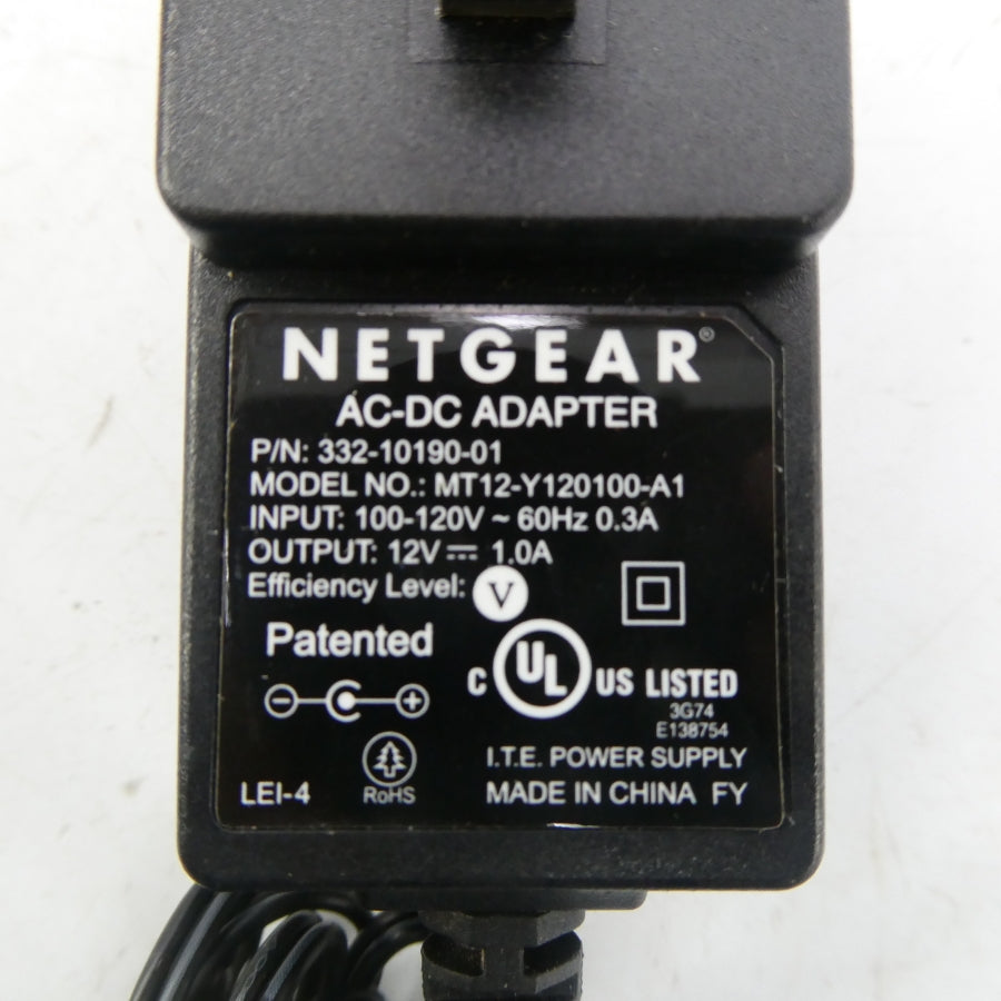 NETGEAR 332-10190-01 MT12-Y120100-A1 100-120V 0.3A NSNP