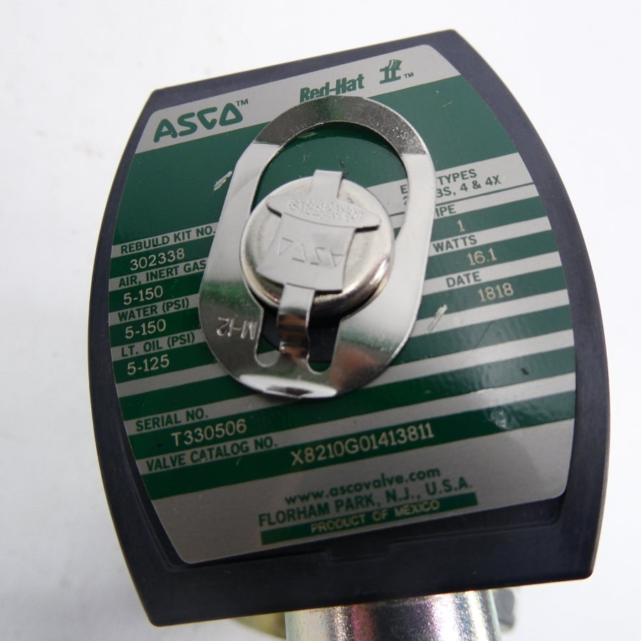 ASCO X8210G01413811 12V 5-150PSI 1" NSMP