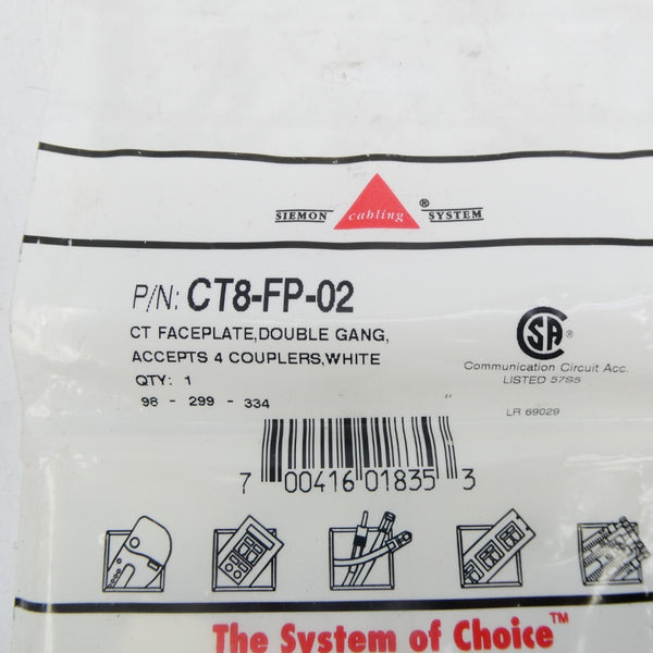 SIEMON CT8-FP-02 NSMP